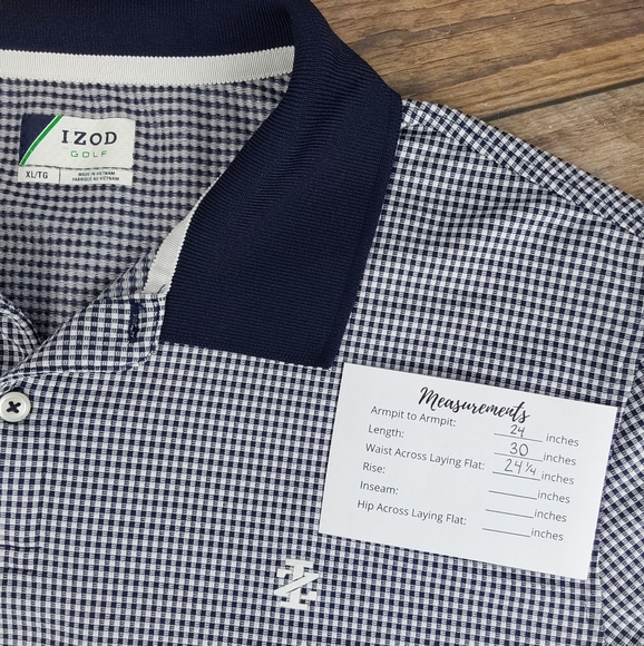 IZOD Men's golf short sleeve shirt | Stretch Polo - Picture 5 of 6
